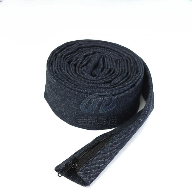 Welding Gun Zipper Denim Sheath 5 Cmx4 Cable Protectors Gun Head Assembly Protecting Band Protective Supplies