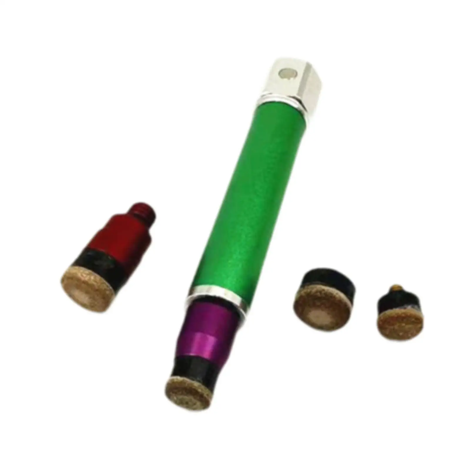 Car Dent Repair Tap Down Pen Metal Tool Set with 4 Changeable Heads for Removing Car Body Dents and Scratches