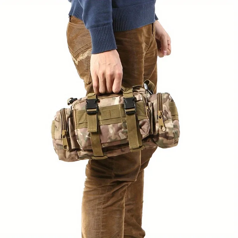 Herren taktische wasserdichte Gürtel tasche Single Shoulder Cross body Kamera tasche Camping Wandern Reisetasche 3p Brusttasche Einkaufstasche Gürtel tasche – Detail 6