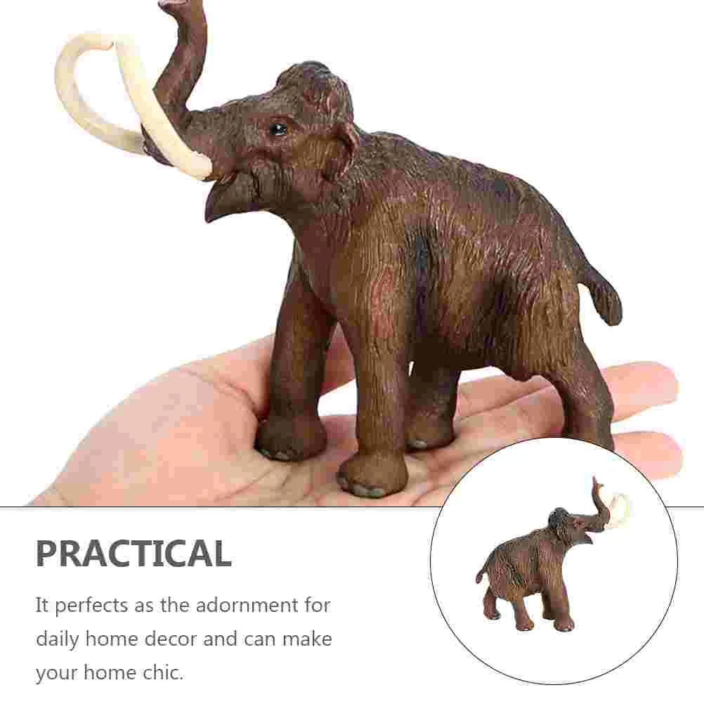 Woolly Realistic Wildlife Toy Simulation Animal Figurine Model Plaything Vivid Crafts Prehistoric Creatures Mini