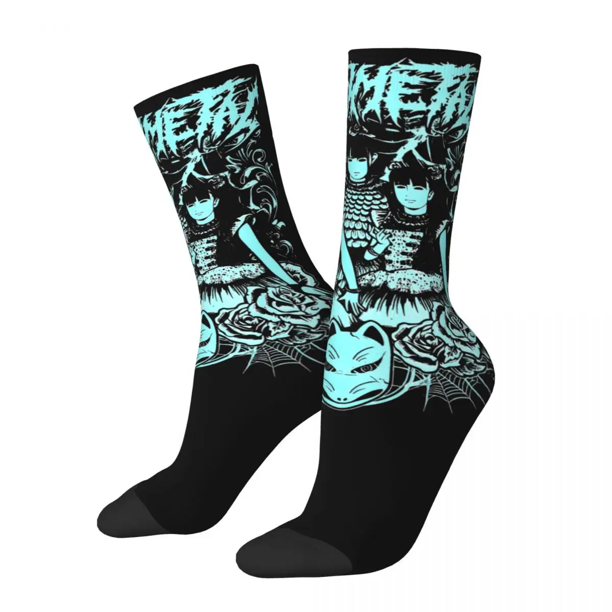 Unisex Men Socks Babymetal Is A Japanese Kawaii Metal Band Horizon Stockings Winter Kawaii Soft Socks Printed Climbing Socks