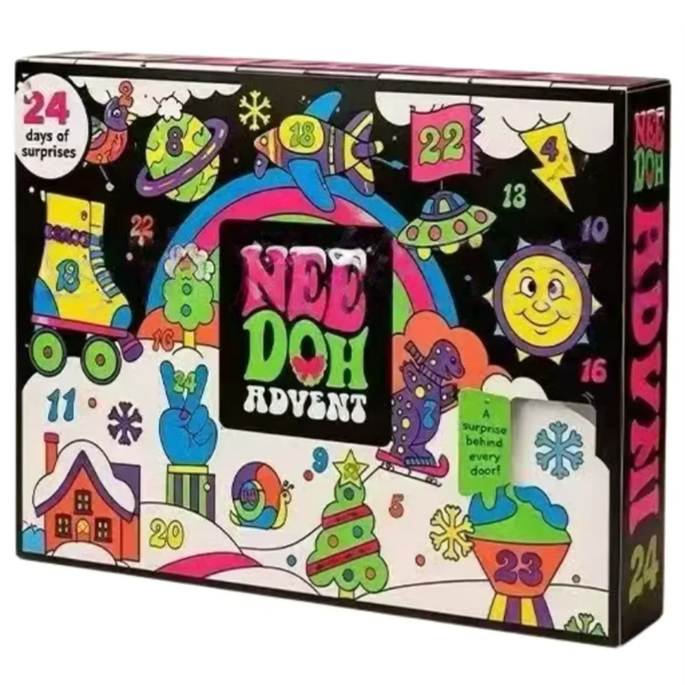 2026Christmas Easter Advent Calendar 24 Pcs Unique Cute Squishy Fidget Toy Slow Rebound Anxiety Relief Mystery Surprise Gift Box view 4