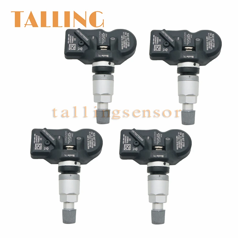 

4PCS TPMS Tire Pressure Monitoring System Sensor 5Q0907275B 5Q0907275 For AUDI A8 Q7 PORSCHE Volkswagen PASSAT New