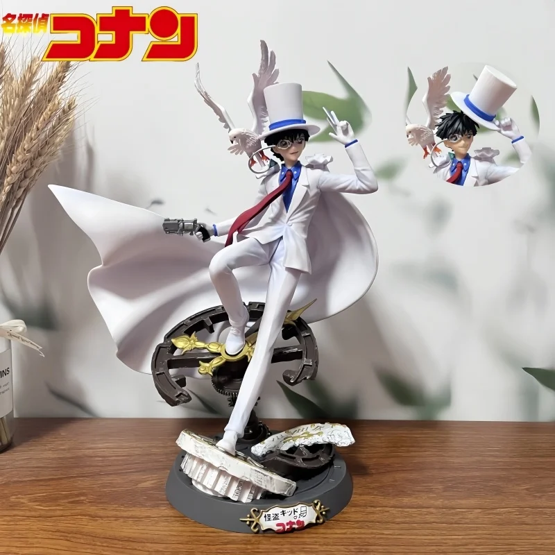 

Anime Figure Detective Conan Kaito Gk Figure 30cm The Phantom Theif Kaito Kuroba Figurine Statue Model Collection Toy Gift