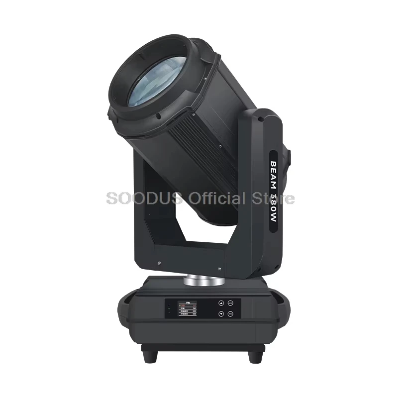 

380W Shaking Head Beam Light Outdoor Waterproof Strobe Disco Light with Voice/DMX Controlled 3IN1 StageLamp for Wedding DJ Party