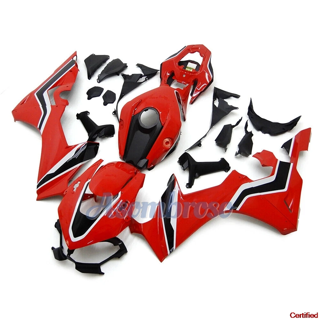 Motorcycle ABS Plastics Bodywork for CBR1000RR 2017 2018 2019 CBR1000 RR 17 18 19 Red black Fairing Kit