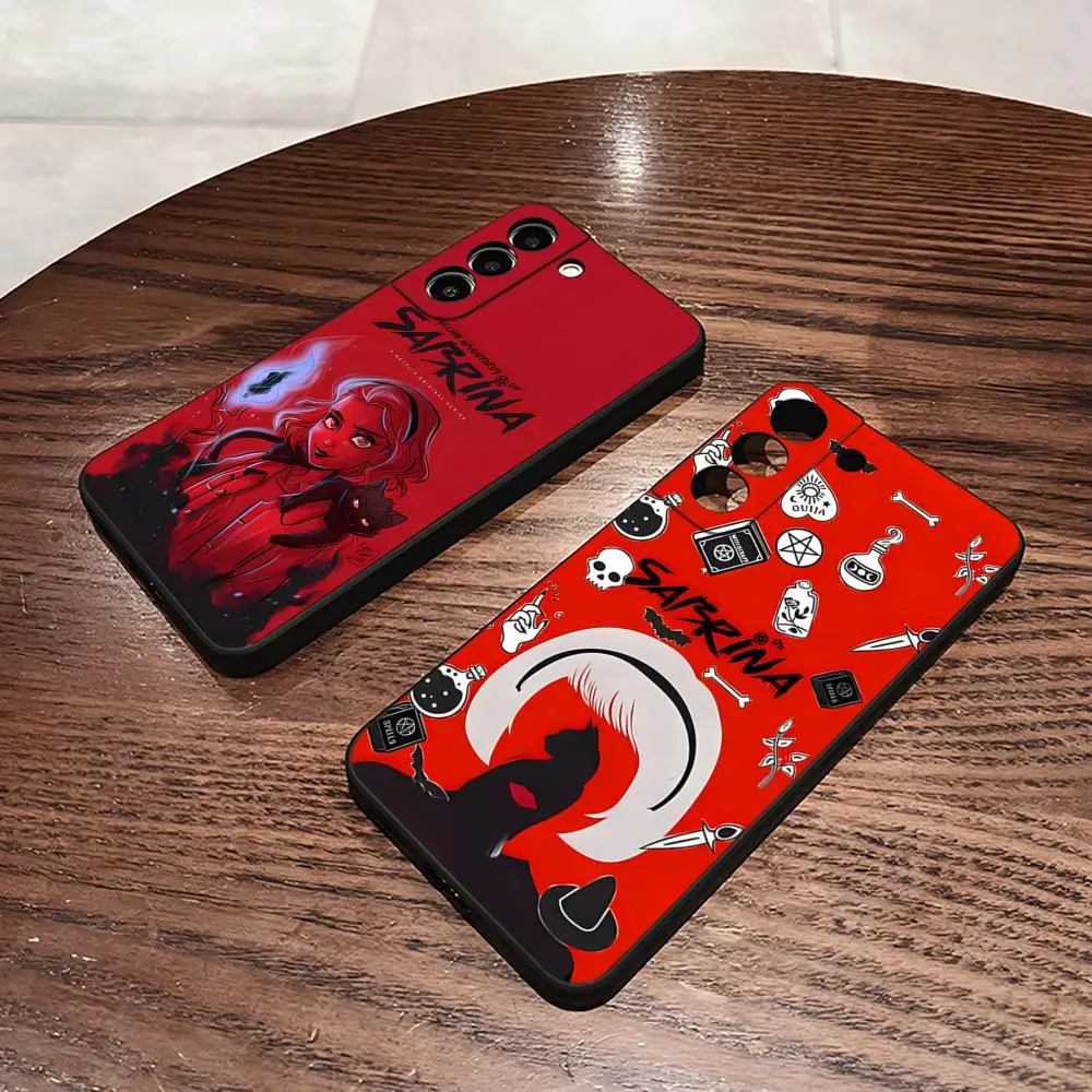 Sabrinas The Little Witch Spellman Phone Case For Samsung S24 Ultra S22 S23 S25 S20 Fe S21 Plus A54 A34 A16 A53 Back Cover