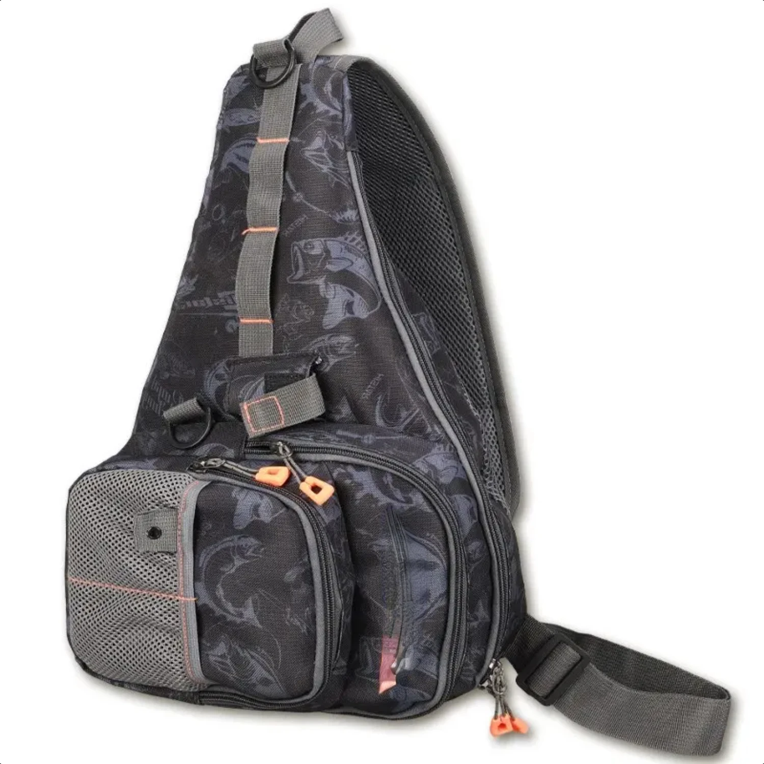 Spinning Casting Rod  Multi-Functional Big Capacity Waterproof Handbag Waist Crossbody Chest Fishing BackPack