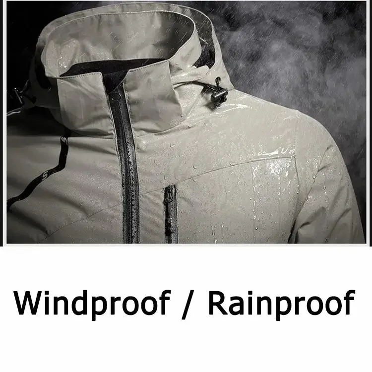 Wasserdichte Jacke Outdoor Windjacke Männer Plus Größe 5XL 6XL 7XL Winddicht Regendicht Mantel Große Größe Männer Kleidung Jaqueta Masculina