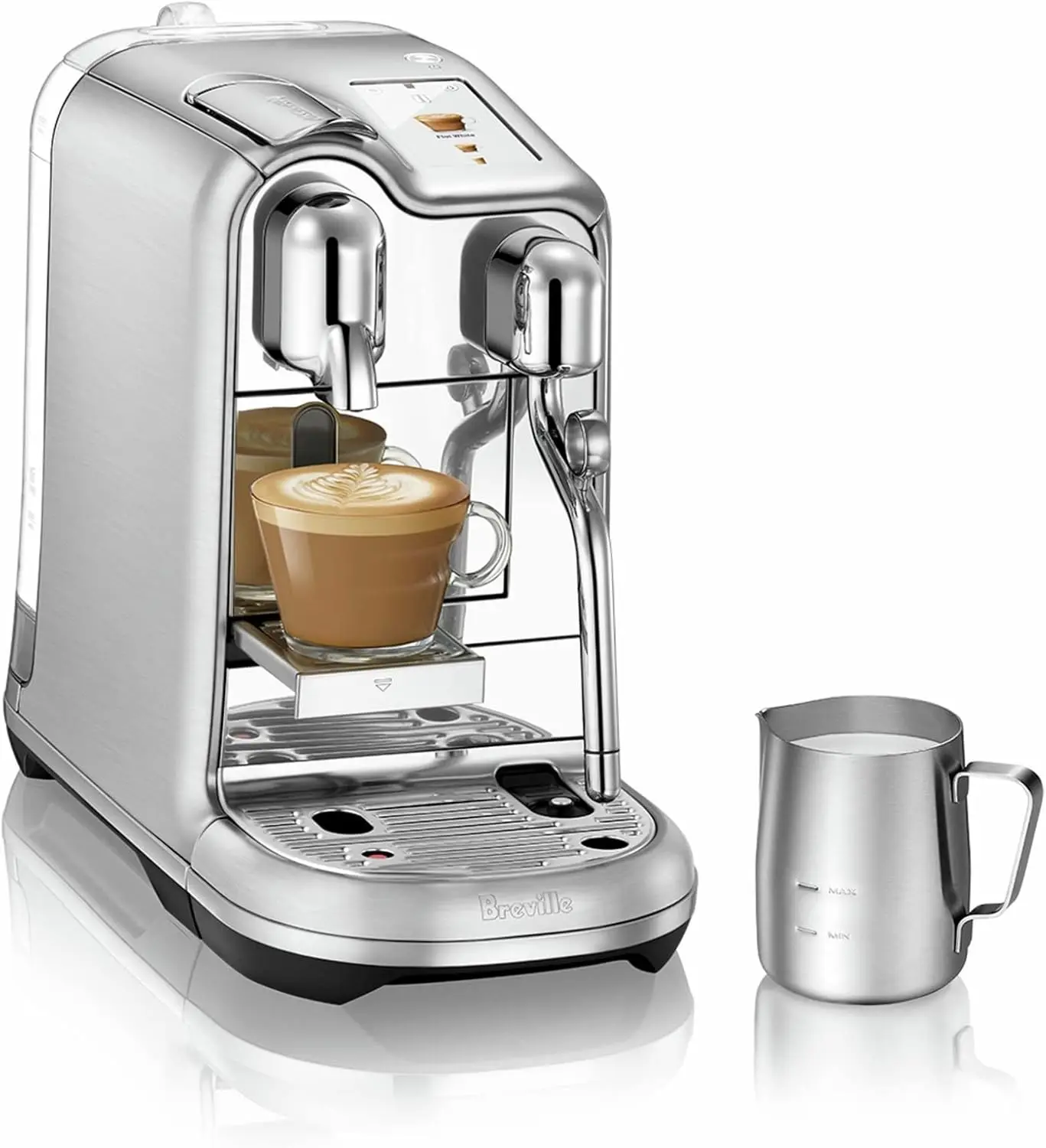 Nespresso the®Mesin Pro Espresso, BNE900BSS, baja tahan karat disikat