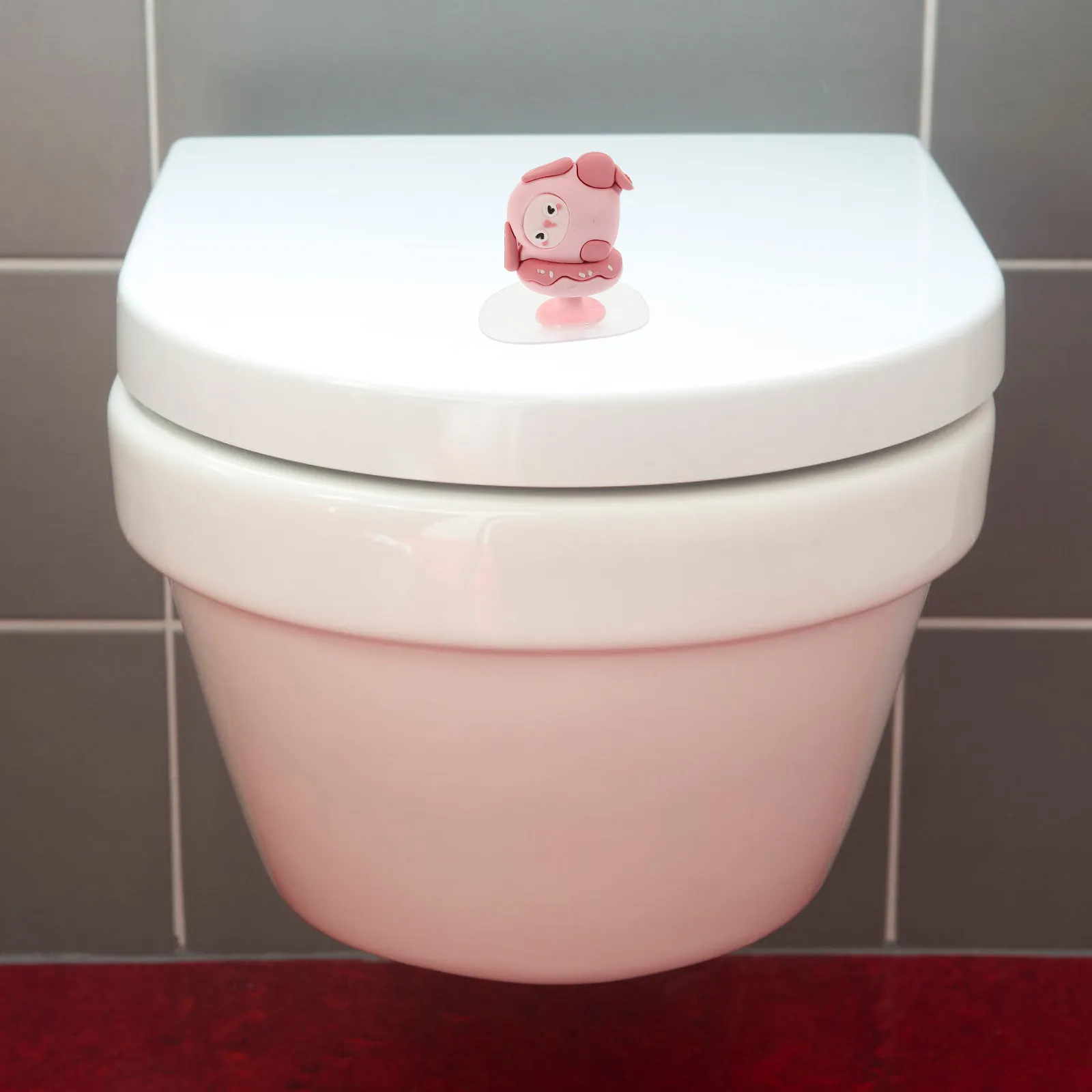 3Pcs Decorative Toilet Seat Lifter Sticky Wall-Mounted Lid Lift Handle for Clean Hygienic Bathroom Lavatory Supplies Touch Free