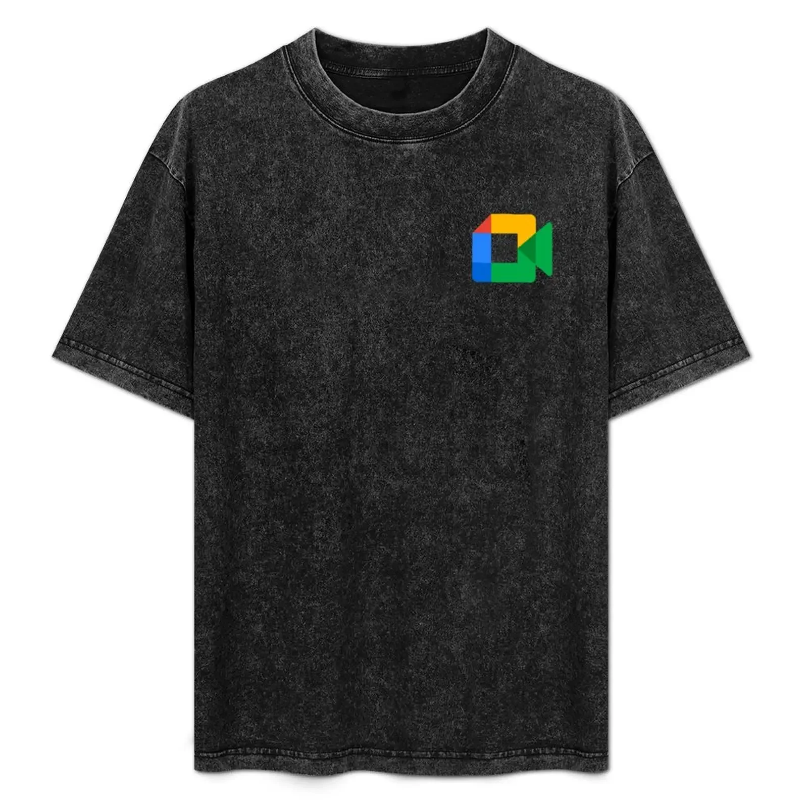 

Google Meet Sticker (New Logo 2020) T-Shirt Casual Everyday Wear T-Shirt