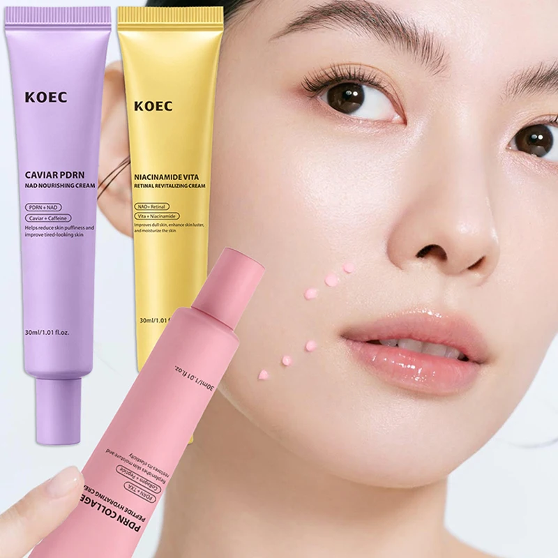 PDRN Collagen Peptide Face Cream With Niacinamide Retinol Vitamin C Caviar Deep Moisturizing Firming Brightening korean SkinCare