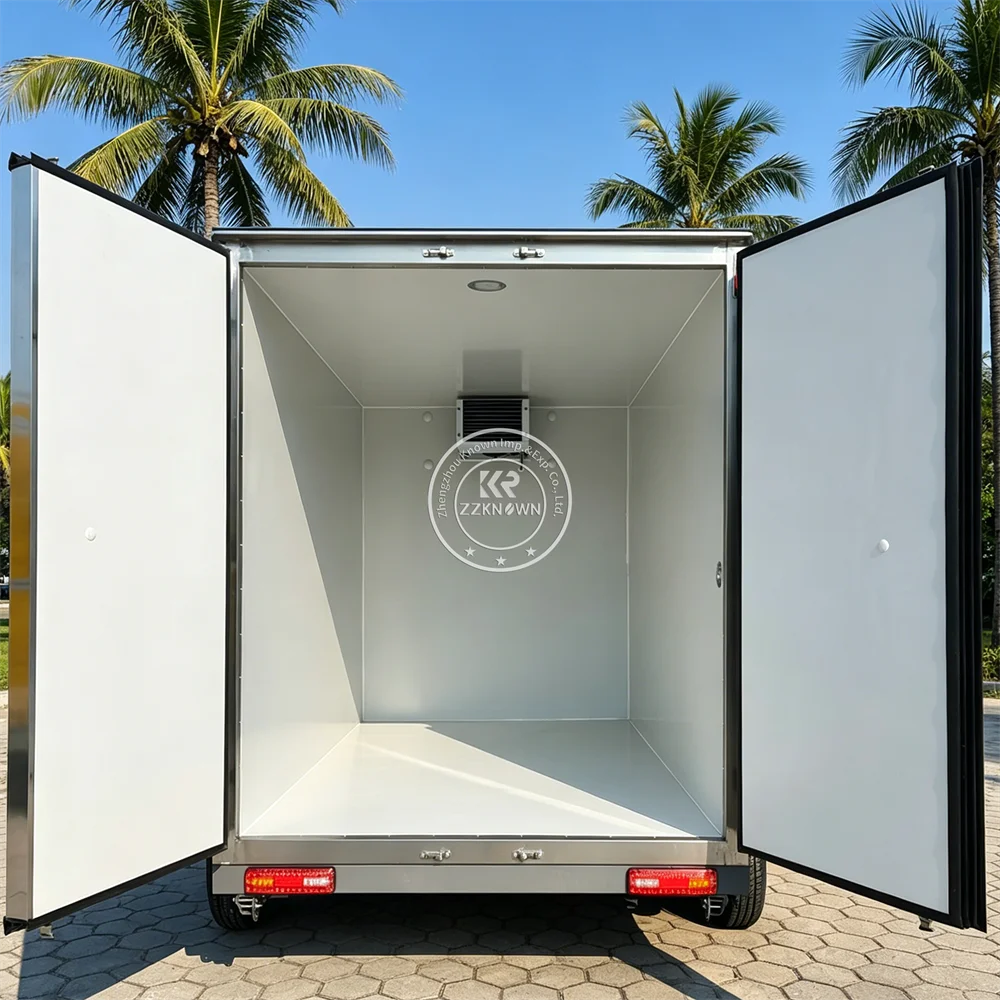 

Large Capacity Refrigerated Trailer Heavy Duty Reefer Truck Stable Cold Storage Vehicle Trailer For Frozen Goods Transport