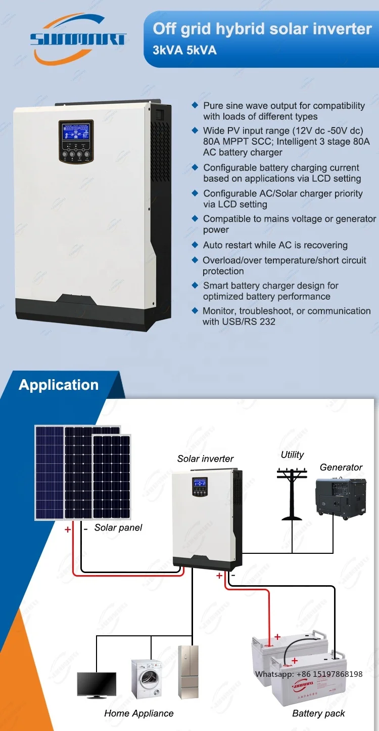 Axpert VMII 3KVA/5KVA Convertitore solare ibrido Convertitore volumetrico