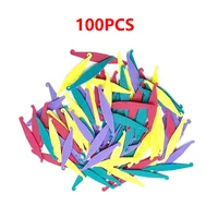 100 Uds. Banda elástica de ortodoncia desechable para aparatos ortopédicos, anillos de ligadura de goma Dental, herramientas de accesorios dentales