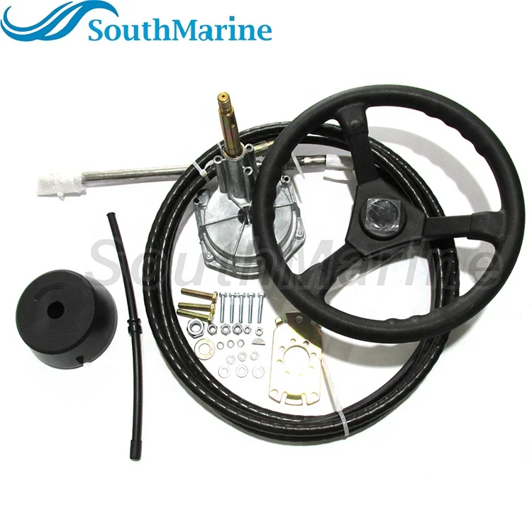 نظام تروس التوجيه الهيدروليكي/قارب خارجي كابل نظام التوجيه الميكانيكي الدوار والعجلة الخارجية