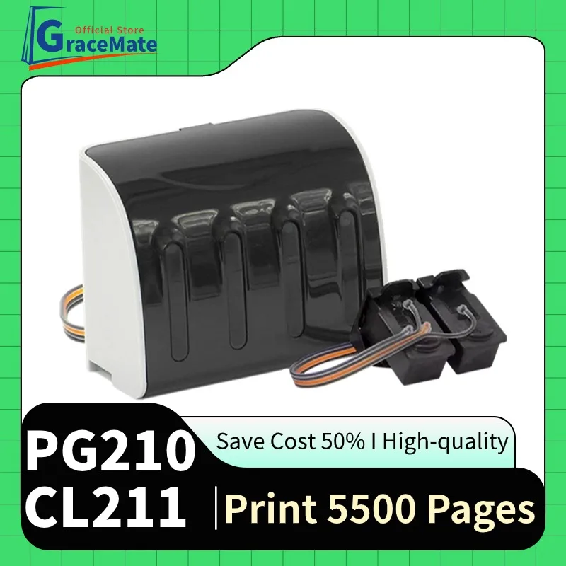 PG210 CL211 ciss ink tank kit Replacement pg210 cl211 cartridge for Canon Pixma IP2700 IP2702 MP240 MP 250 270 sistema continuo