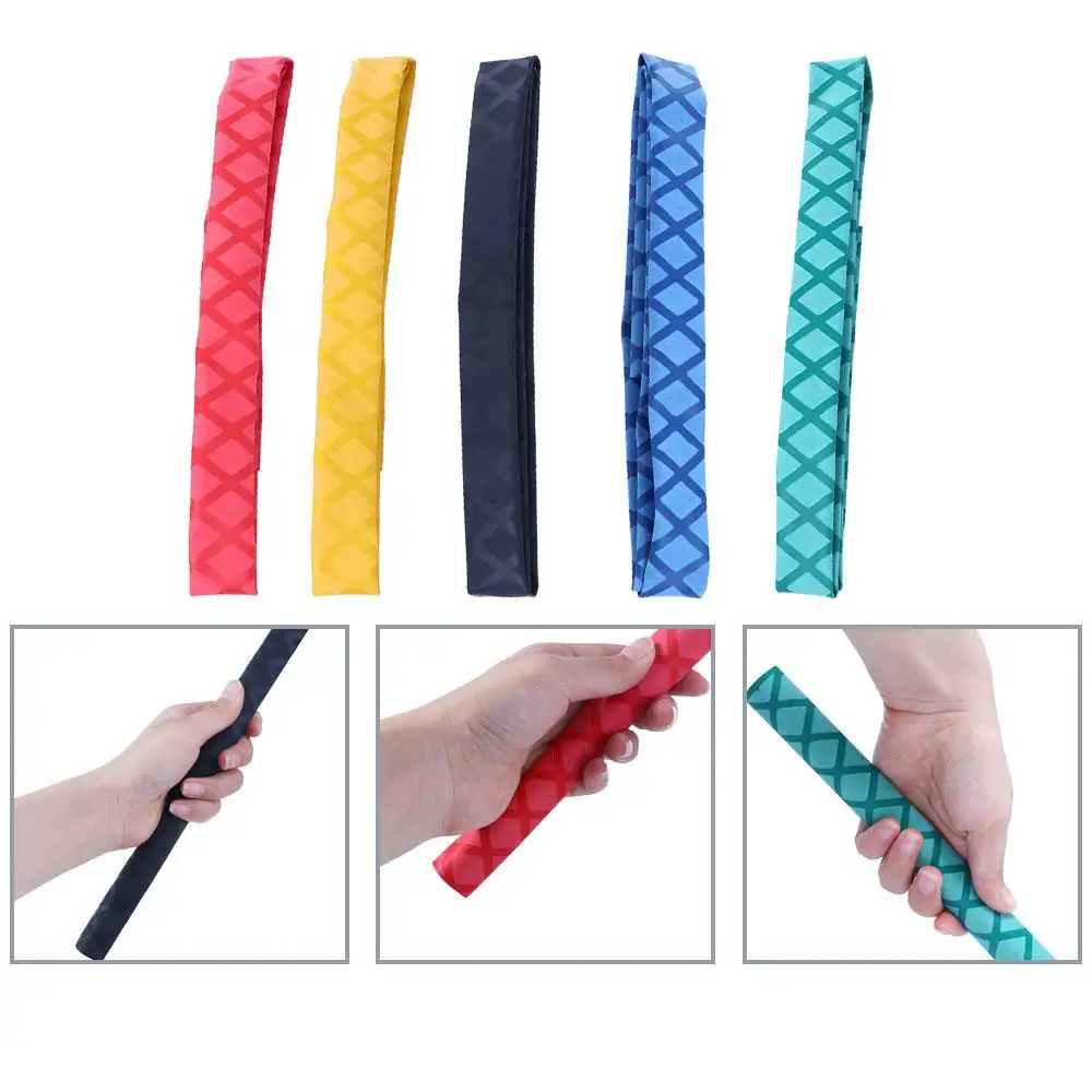 Racket Handle Grip Polyolefin Badminton Racket Sleeve Tube Fishing Rod Grip Belt Heat Shrink Wrap Tubing Handle Insulation