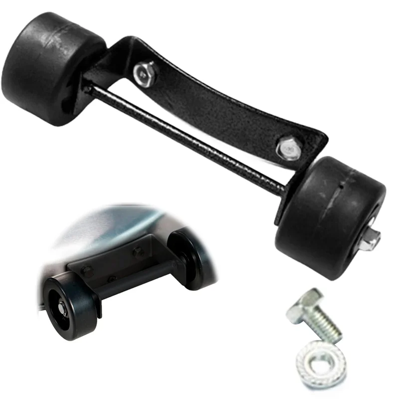 GOOD-범용 파티오 히터 휠 액세서리 파티오 히터 휠, 브래킷 + 검정색 휠, 교체