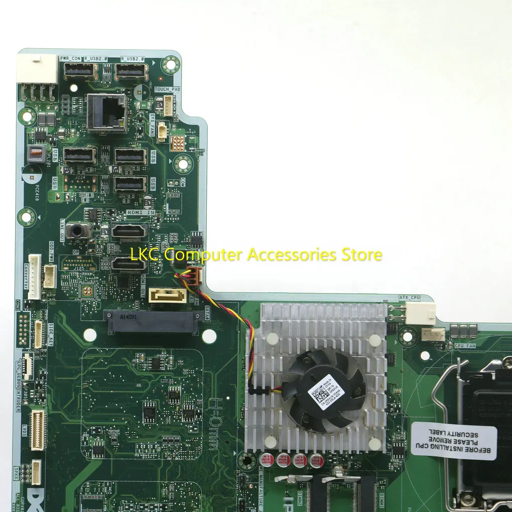 Imagem -04 - para Dell Inspiron 23 5348 Placa-mãe Tudo-em-um Ipplp-rh th 0td00 00td00 Cn00td00 Withgpu Lga1150 Ddr3 Mainboard100 Testado Novo