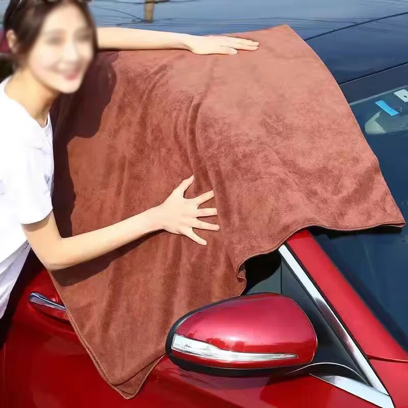 60x180cm Thickened Fast Absorbent Car Wash Towel 400GSM Microfiber Car Wipe Household Cleaning Cloth Multi-functional Supplies