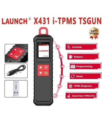 Диагностический инструмент LAUNCH I-TPMS для измерения давления в шинах, датчик RF 433/315 МГц для X431 V/V+/PRO3/PRO3S/PAD V для автомобилей
