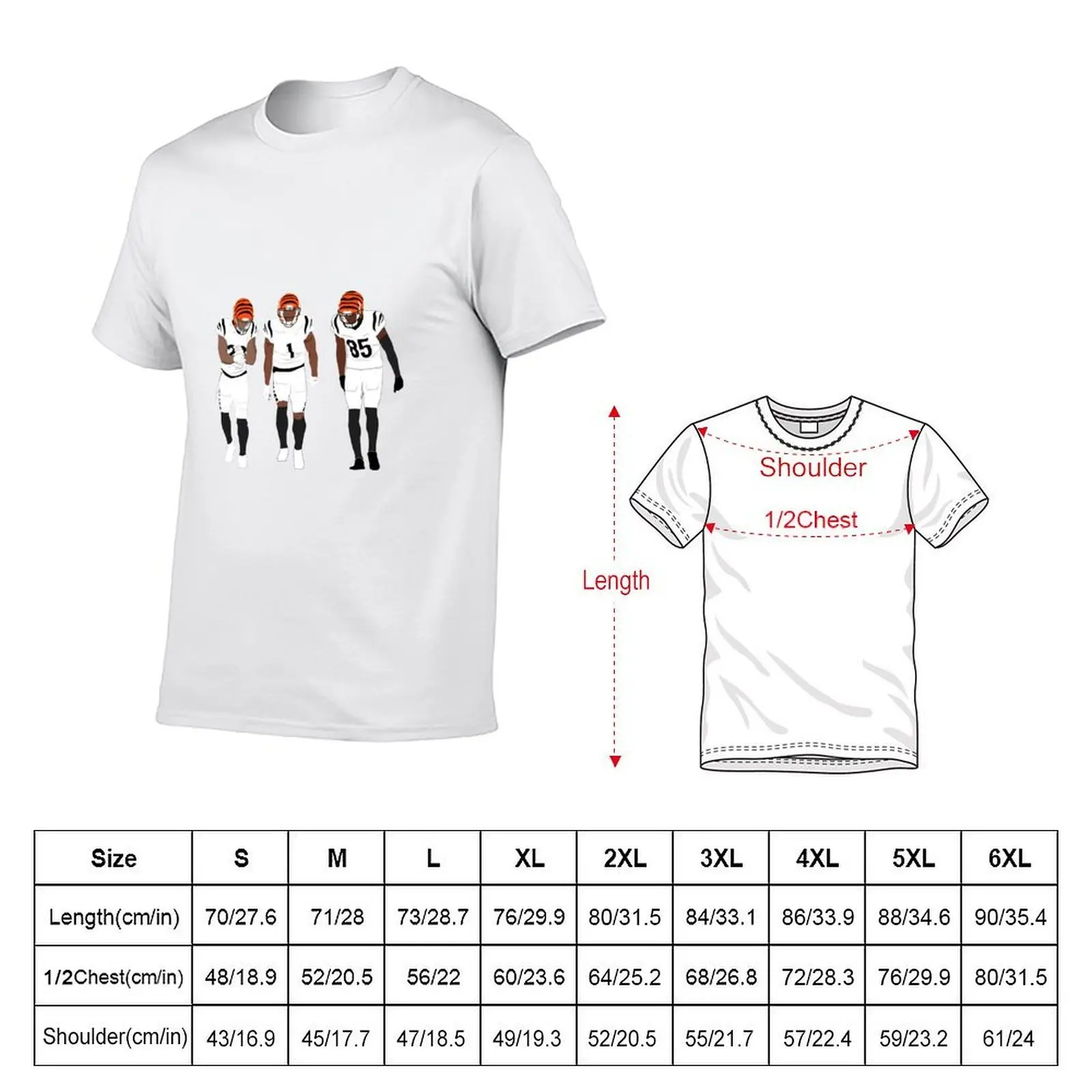 Griddy (mixon, Chase, Higgins) T-Shirt man t shirt cotton t shirt man plain cotton t shirt man T-shirt