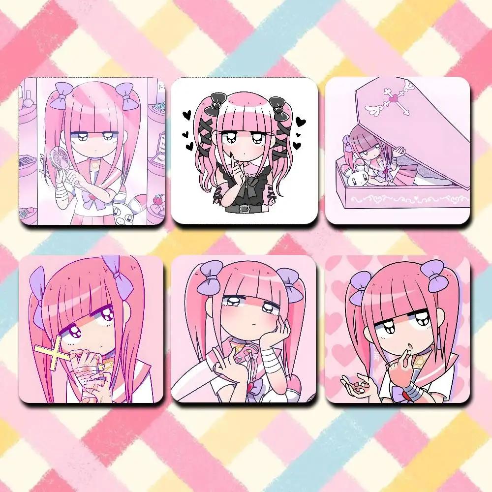 

M-Menhera C-Chan Comic Cute Cartoon Anime Refrigerator Magnets Soft Magnetic Heat Transfer Refrigerator Magnets Gift