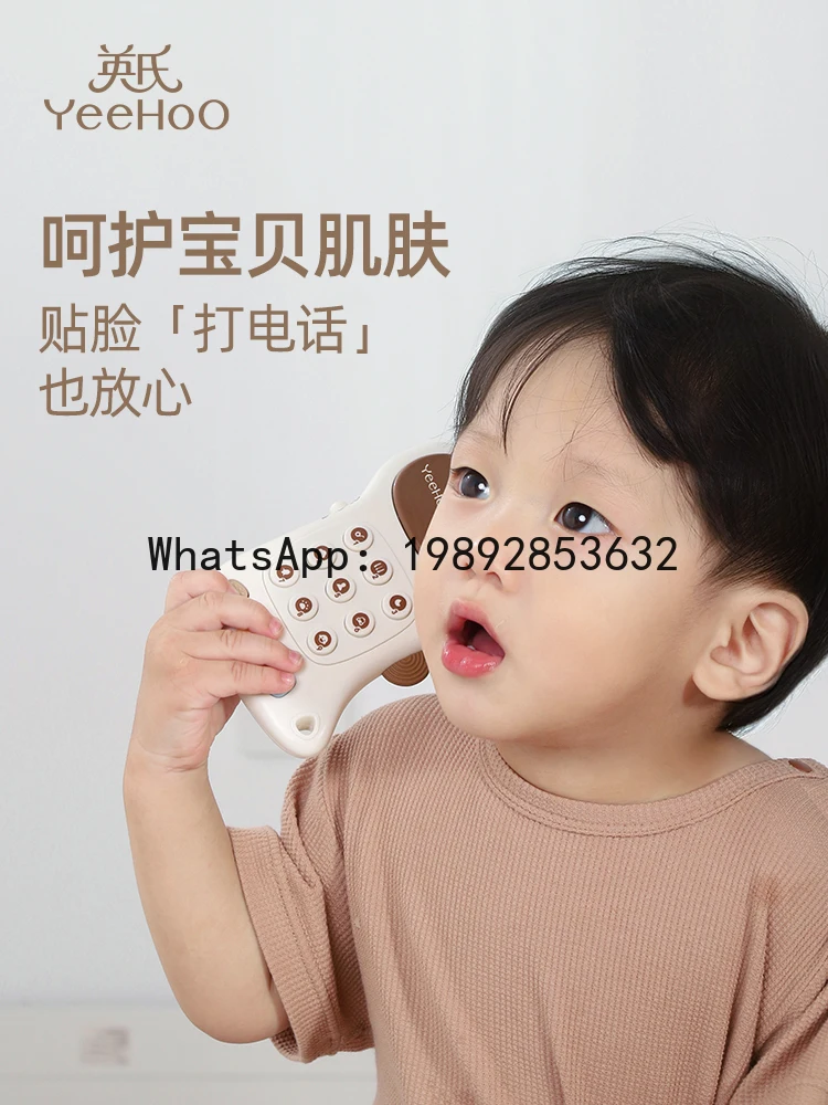 Children's Mobile Phone Toy Chewable Baby Educational Early Learning Infant Simulation Model Music Phone