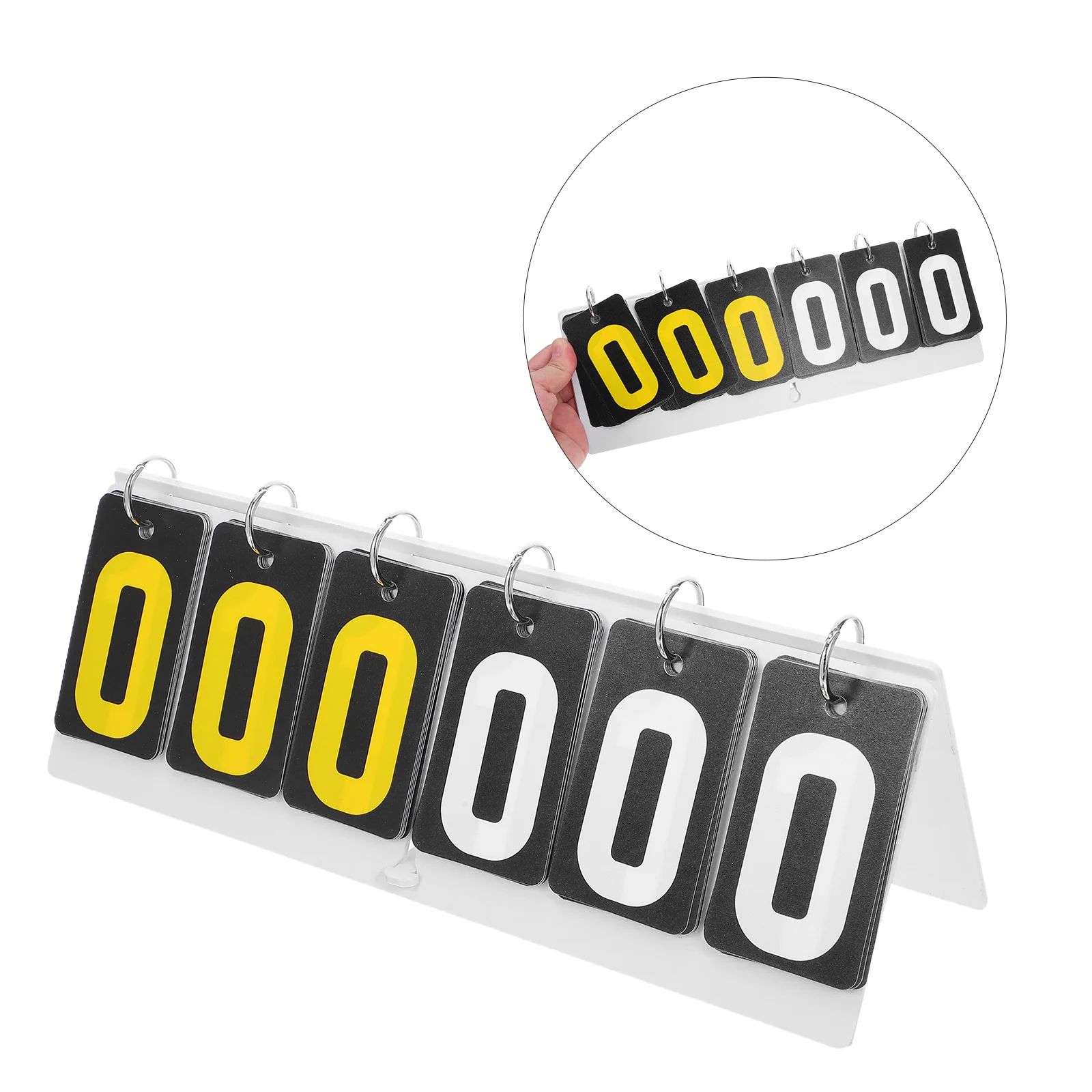 

Scoreboard Flipper for Sports Competition Billiards Scorecard Keeper Tracker Baseball Pool Table Counter