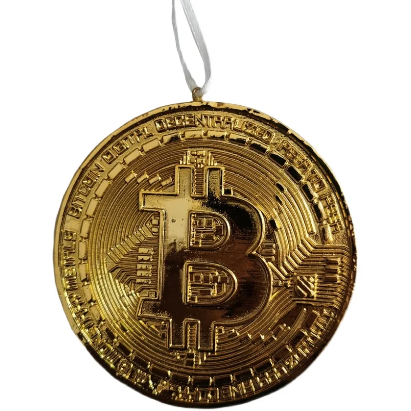 

Resin Creative Bitcoin Car Pendant Statue, Home Decor Crafts, Room Decoration Objects, Study Office Ornament Figurine