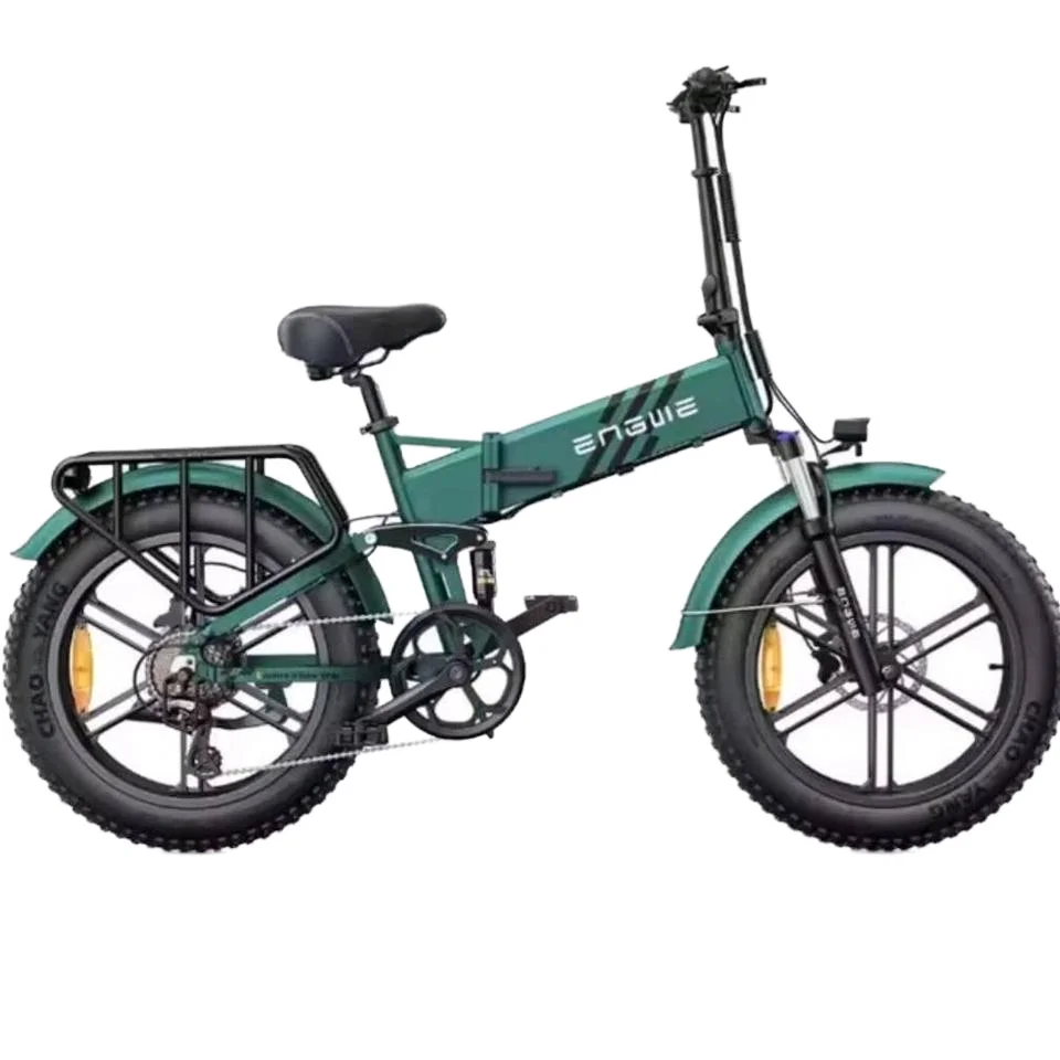 *for20-inch Folding Electric Bicycle Rear Carrier Aluminum Alloy for Adults 750W Lithium Shock-absorbing Fat Tire LCD Display 48