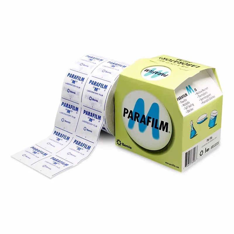 Parafilm M Tape For Petri Dish Test tube Flasks PM996 All Purpose Laboratory Film Semi-Transparent Roll Size 4 Inches x 125 Feet