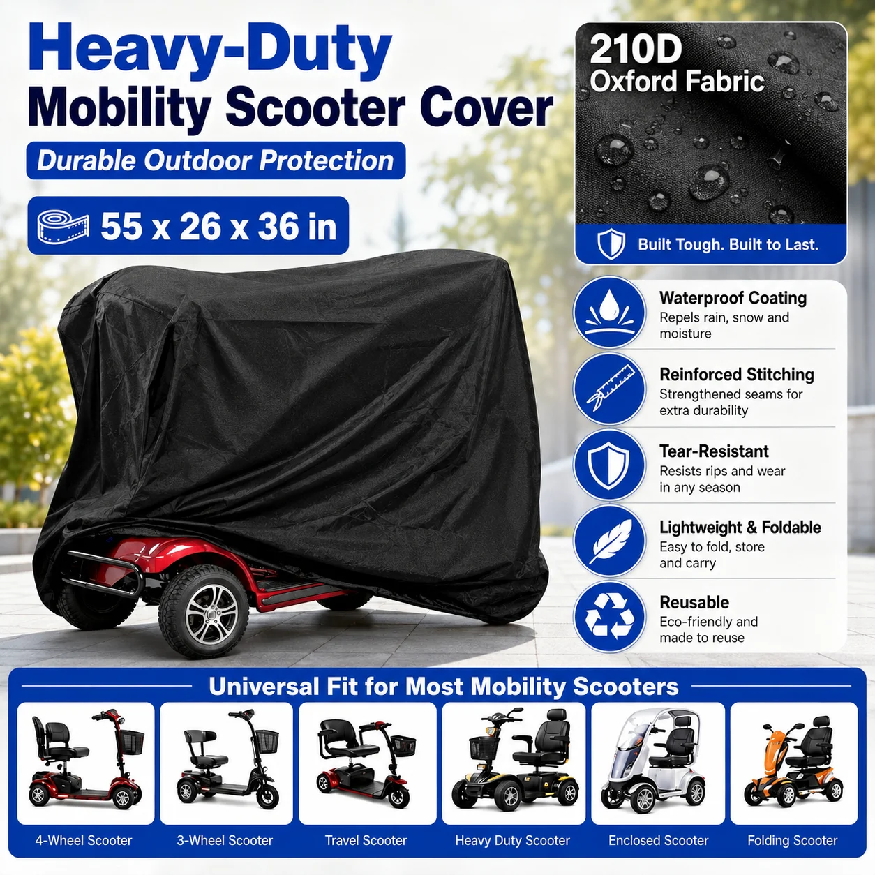 Pokrowiec na skuter inwalidzki – Outdoor Power Lift Chair recenzja i cena