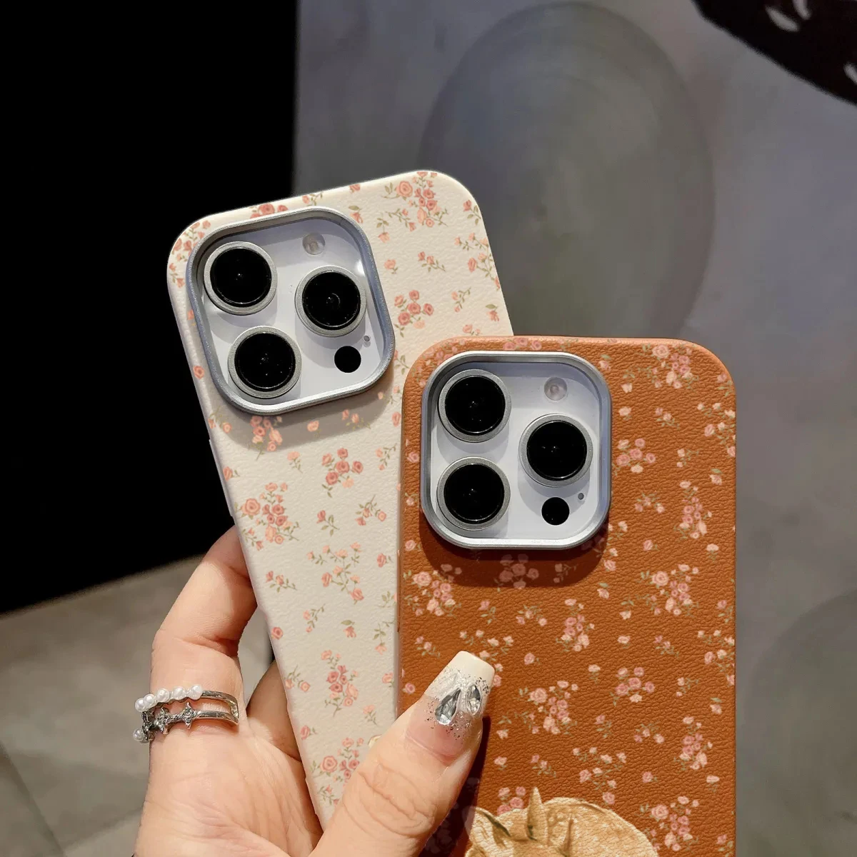 Funda de teléfono a prueba de golpes con diseño floral y ciervo bonito para iPhone 17 Pro Max Air 16E 16 15 14 13 12 11 7 8 Plus XS X XR