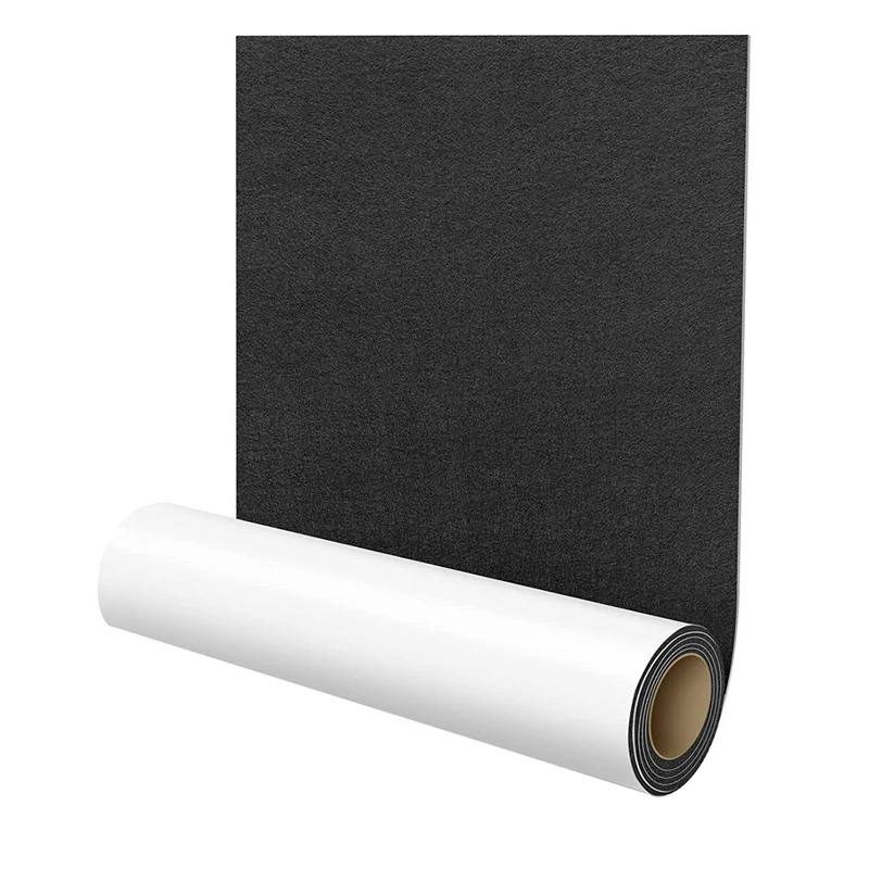 

2X Self-Adhesive Felt Gliders,40 X 150 Cm,Self-Adhesive Felt Pads, Multi-Purpose Adhesive Mat Tape Black