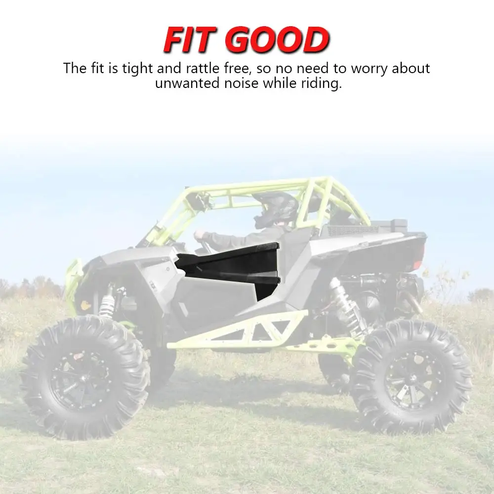 UTV Painel de pele da porta esquerda e direita, kit de inserção, acessórios para Polaris RZR XP 1000 S900 4 Turbo S 2014-2023