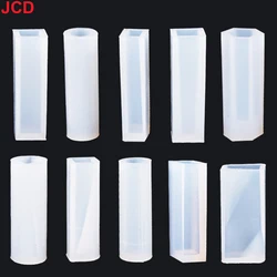 11 Style Cylindrical Cuboid Crystal Epoxy Resin Mold For Necklace Pendant Epoxy Resin Mold DIY Jewelry Making Findings Supplies