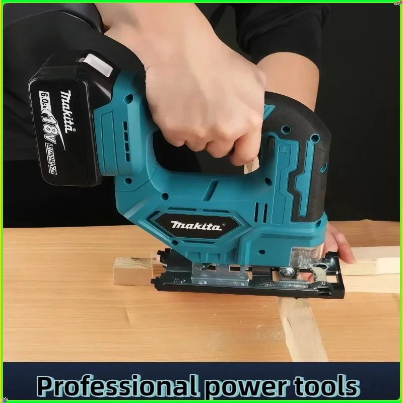 

Аккумуляторный лобзик Makita DJV182: 18В, ±45° ° Угловой резак, 300 Вт, ход 80 мм, 0-2700 об/мин, для резки дерева/пластика/металла
