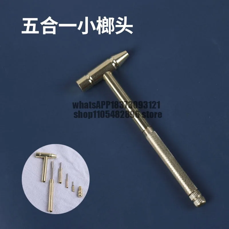 Small Copper Miniature Mini Handmade Small Round Head Hammer
