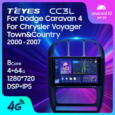 TEYES CC3L WIFI For Dodge Caravan 4 For Chrysler Voyager RG RS Town&amp;Country RS 2000 - 2007 Car Radio Multimedia Video Player Nav