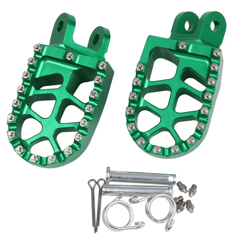 تتجه الترابية دراجة نارية سبائك الألومنيوم Footpeg أوتاد القدم دواسة لكاواساكي KLX250 KLX250R KLX250S KLX650 1994-2020