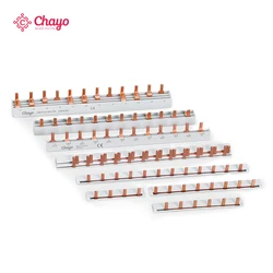 PIN TYPE Fork Type Copper Busbar for Distribution Box Circuit Breaker MCB 63A Connector Busbar Connection