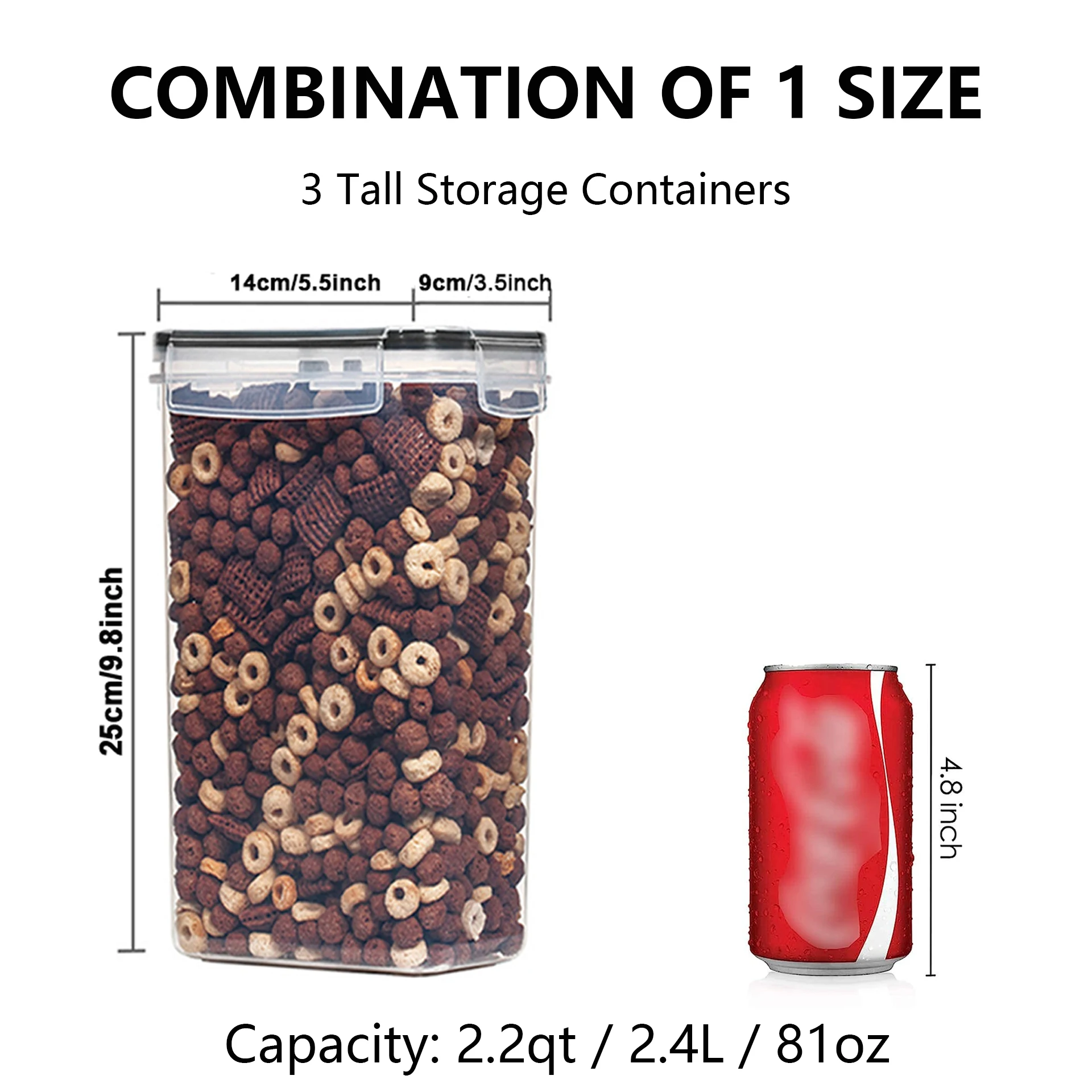 3/6 szt. Hermetyczne pojemniki – Food Storage Jar Set recenzja i cena
