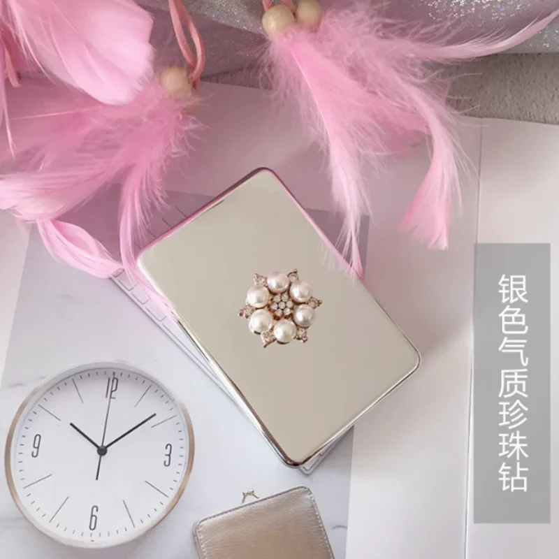 미니멀리스트 콘택트 렌즈 미러 여러 세트 휴대용 콘택트 더블 콘택트 렌즈 컴패니언 박스 핫 픽스 다이아몬드 선물