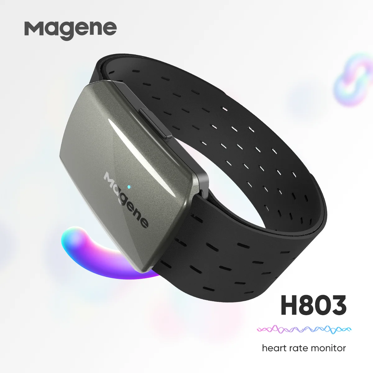 Magene H803 Heart Rate Monitor Armband Sensor Arm Wrist Strap Fitness Outdoor Beat Sensor Bluetooth ANT+ Heart Rate Sensor