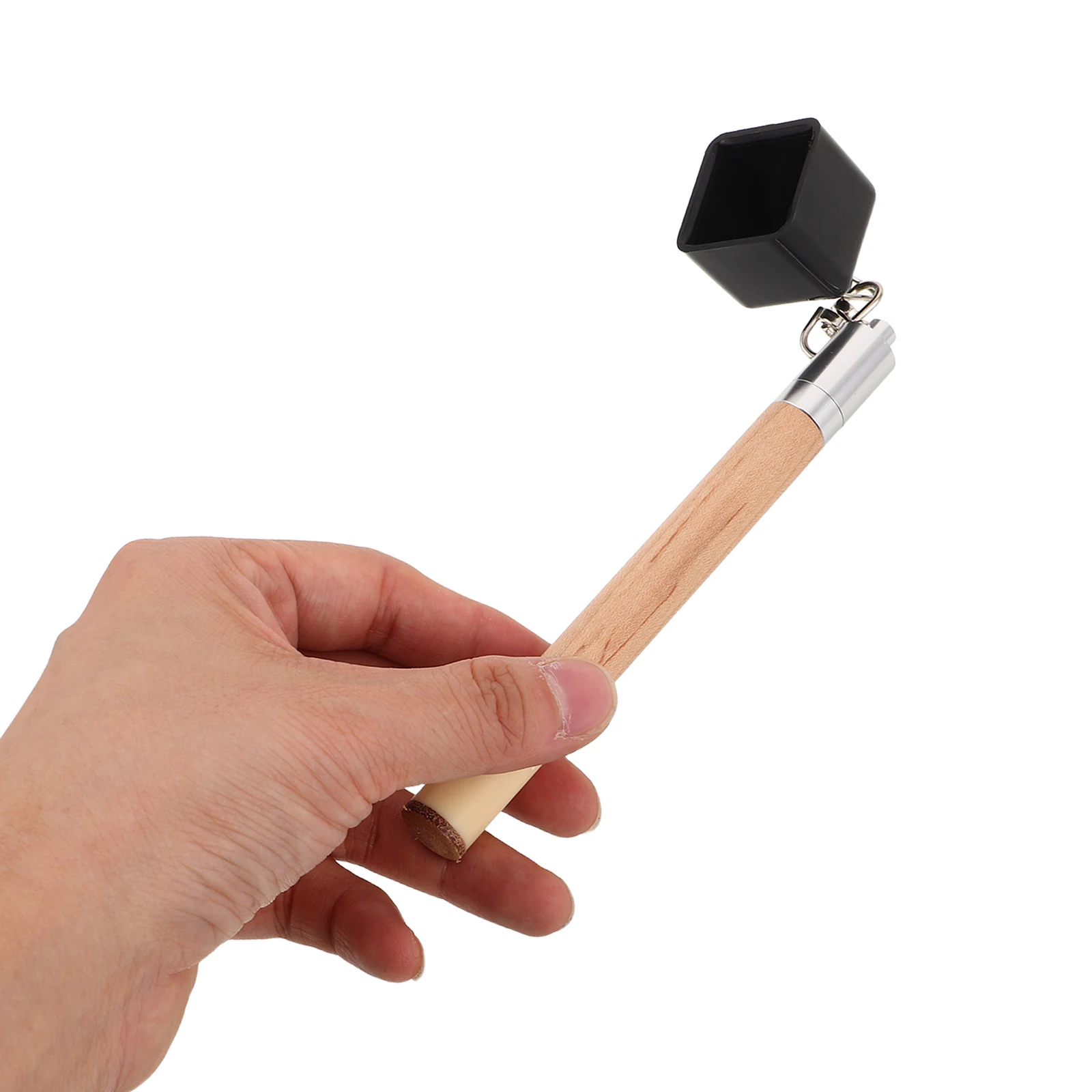 

2pcs Chocolate Pen Set Beige Chalk Holder Billiards Pricker Portable Repair Snooker Accessory Wooden Design Precision Tip