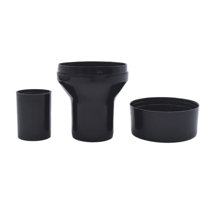 Boîte de rangement de brosses à poudre bouffante de cosmétiques, 3 ensembles, tête ronde, poignée en forme de champignon, fond de teint, boîte à outils de beauté