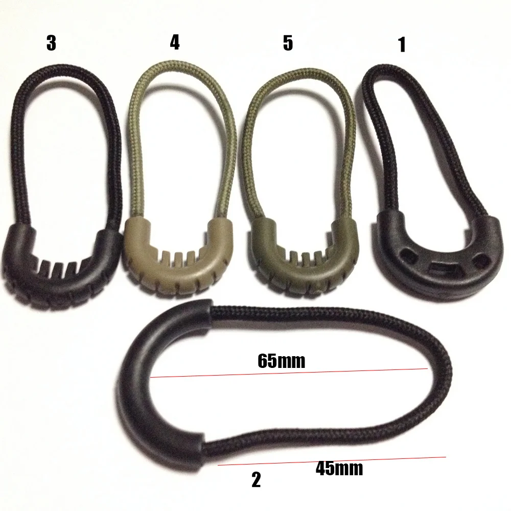 5/10/15 قطعة أدوات خارجية أكياس كليب مشبك ملابس السفر البريدي مجتذب استبدال سستة سحب ينتهي قفل السحابات الحبل حبل ساحبات